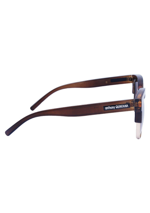 AQ Cat Eye Metal / Plastic Retro Unisex Sunglasses - Amber